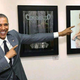 Blurred version of a photoshopped image showing Obama pointing at Donald Trump and his micropenis (Twitter)